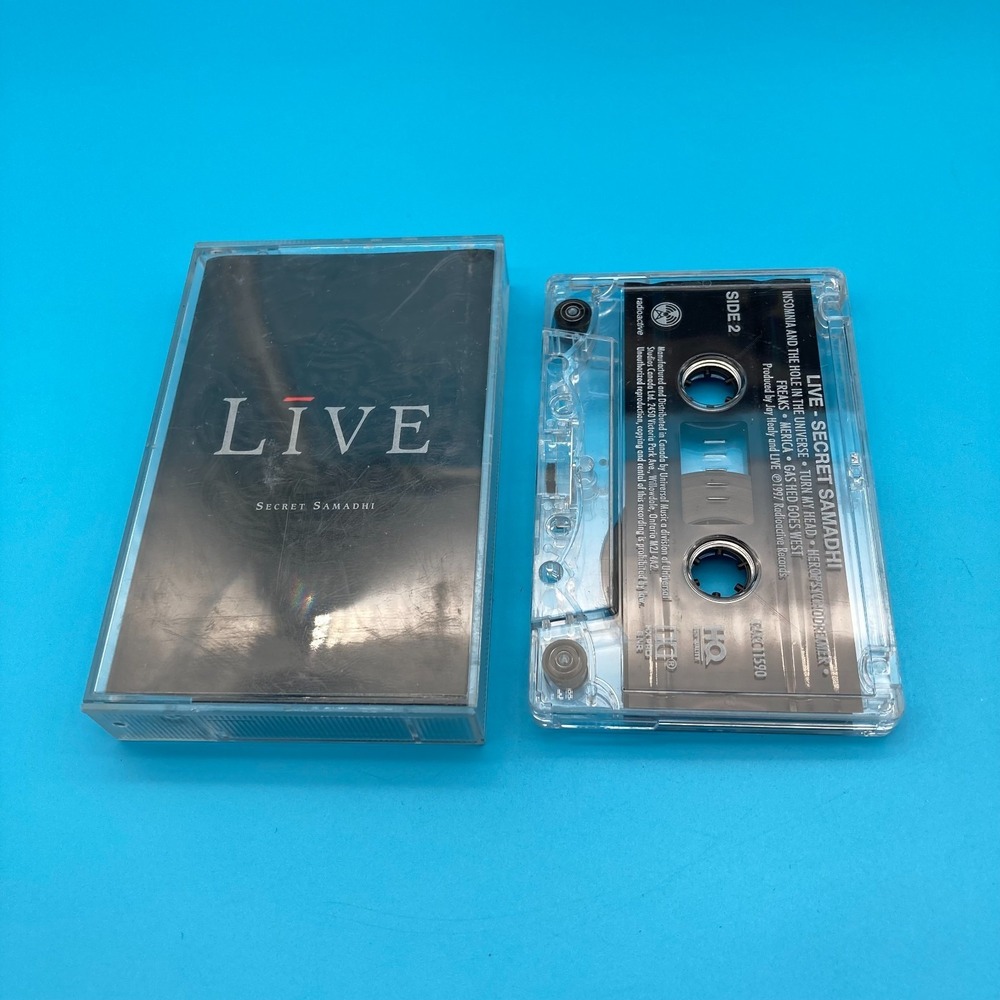 Live Secret Samadhi Cassette Tape 1997 Tested Working